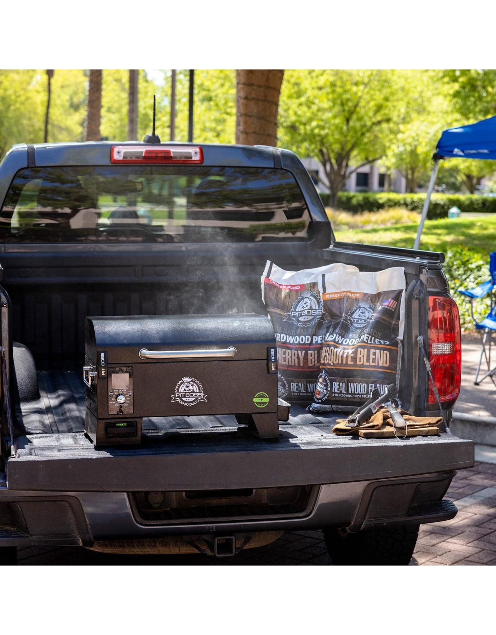 Pit Boss Pit Boss Table Top Pellet Grill - Battery Powered - 10798