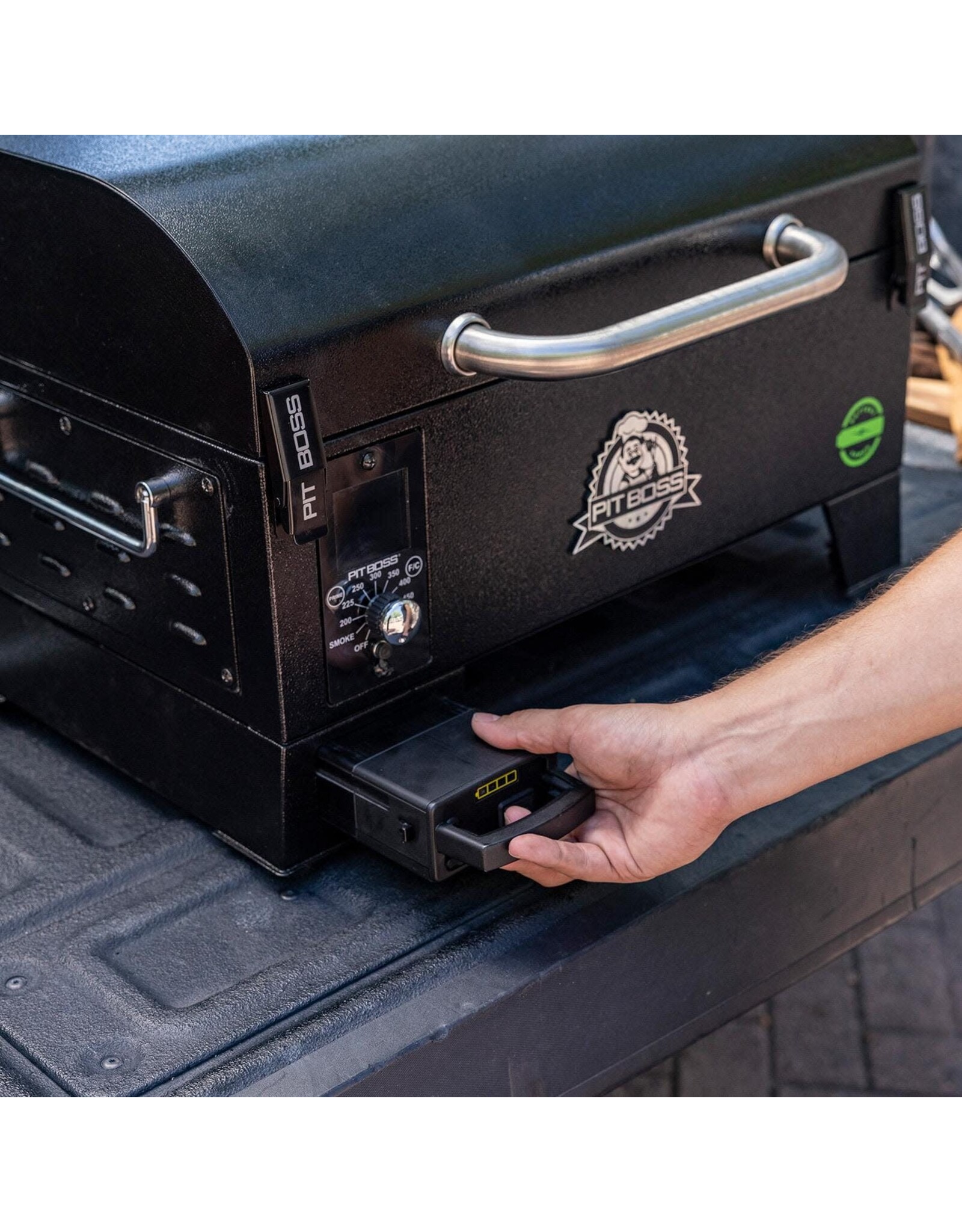 Pit Boss Pit Boss Table Top Pellet Grill - Battery Powered - 10798