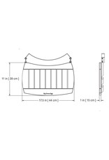 Big Green Egg Big Green Egg Solid Acacia EGG mates 17.5" x 11" (44 x 28 cm) for Small - 120663