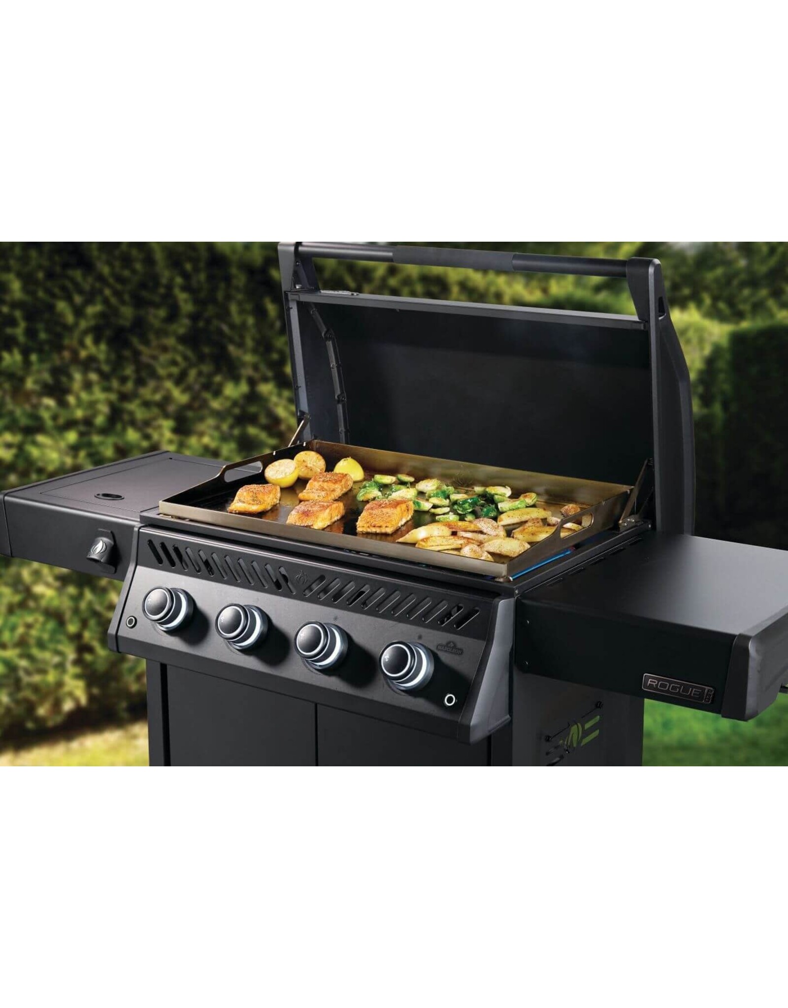 Napoleon Napoleon Rogue® PRO Phantom 30 Inch Griddle, Rust-Resistant Stainless Steel Cooktop, Natural Gas - RP30FTNK-PHM