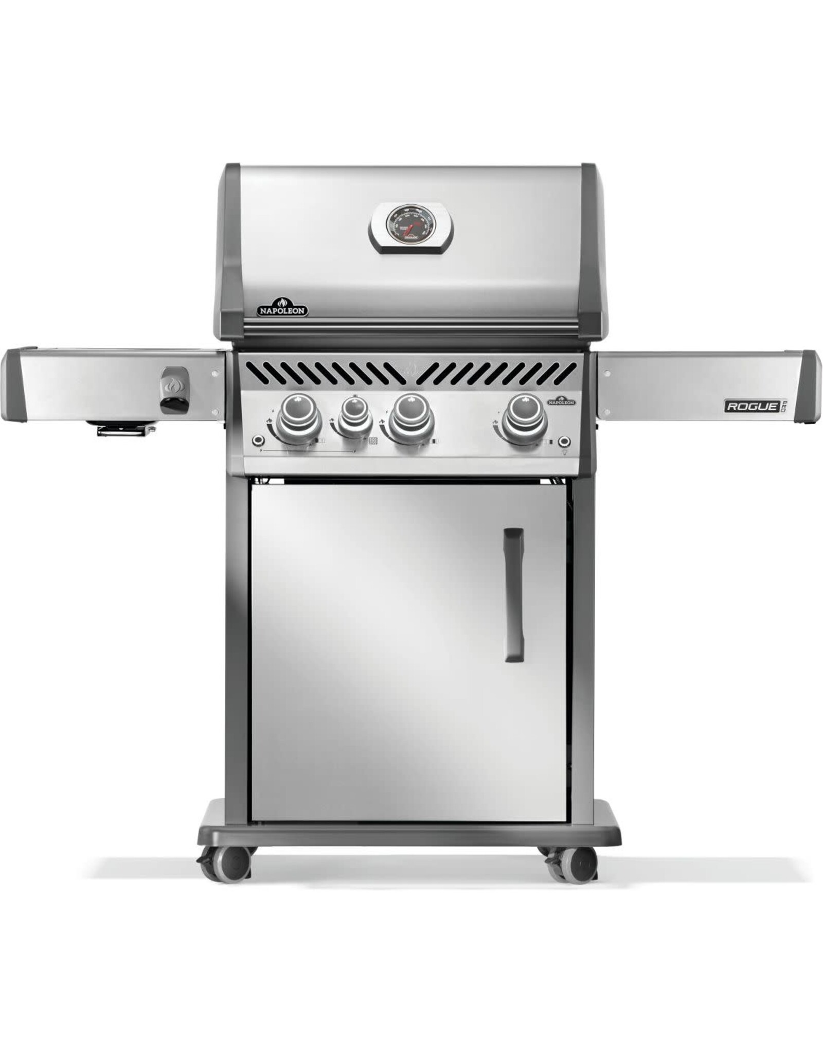 Napoleon Rogue® PRO-S 425 Gas Grill Brushed Stainless Steel Natural Gas With Infrared Side Burner