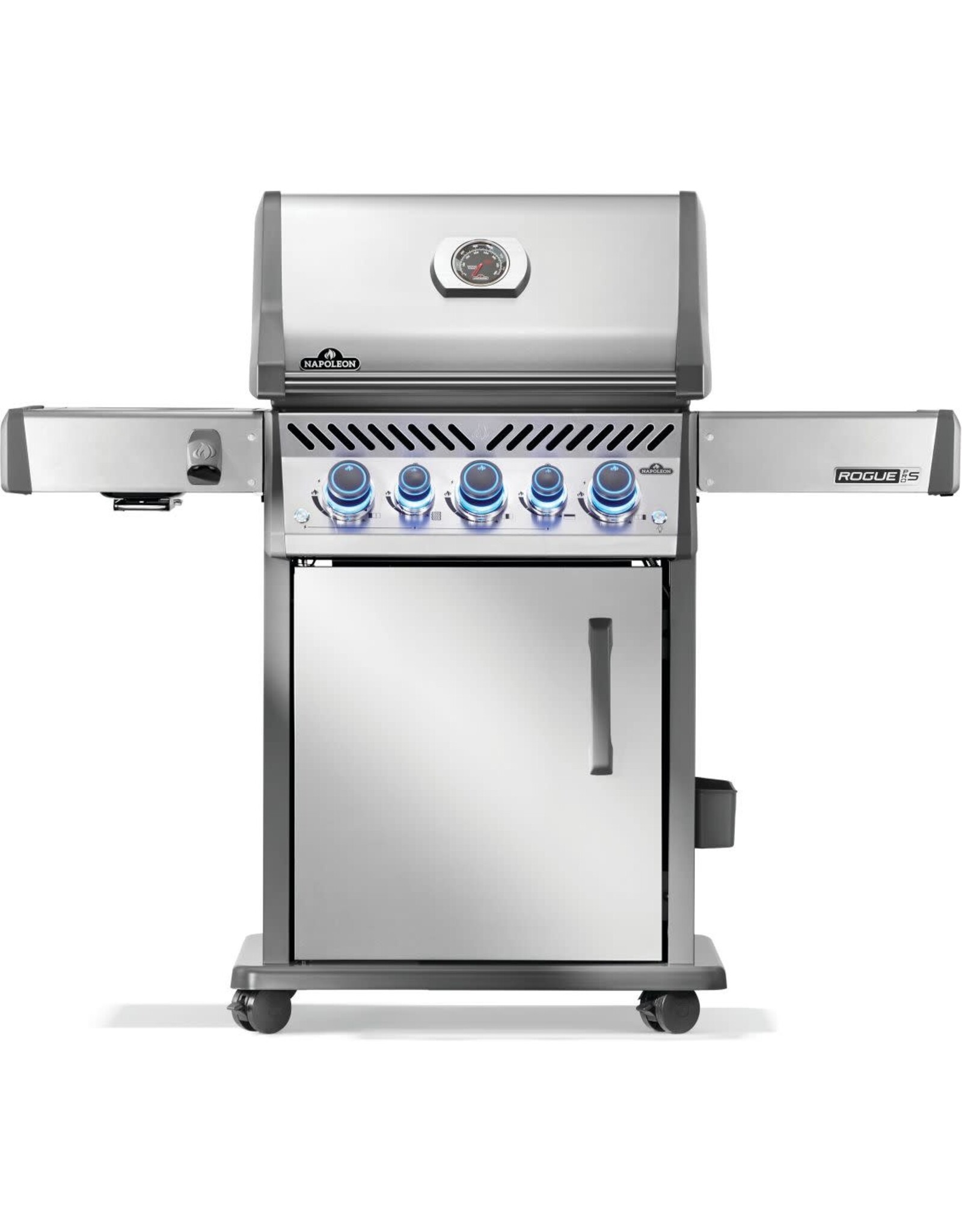 Napoleon Rogue® PRO-S 425 Gas Grill Brushed Stainless Steel Propane With Infrared Side and Rear Burners