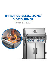 Napoleon Rogue® PRO-S 525 Grill with Infrared Side and Rear Burners, Stainless Steel Natural Gas