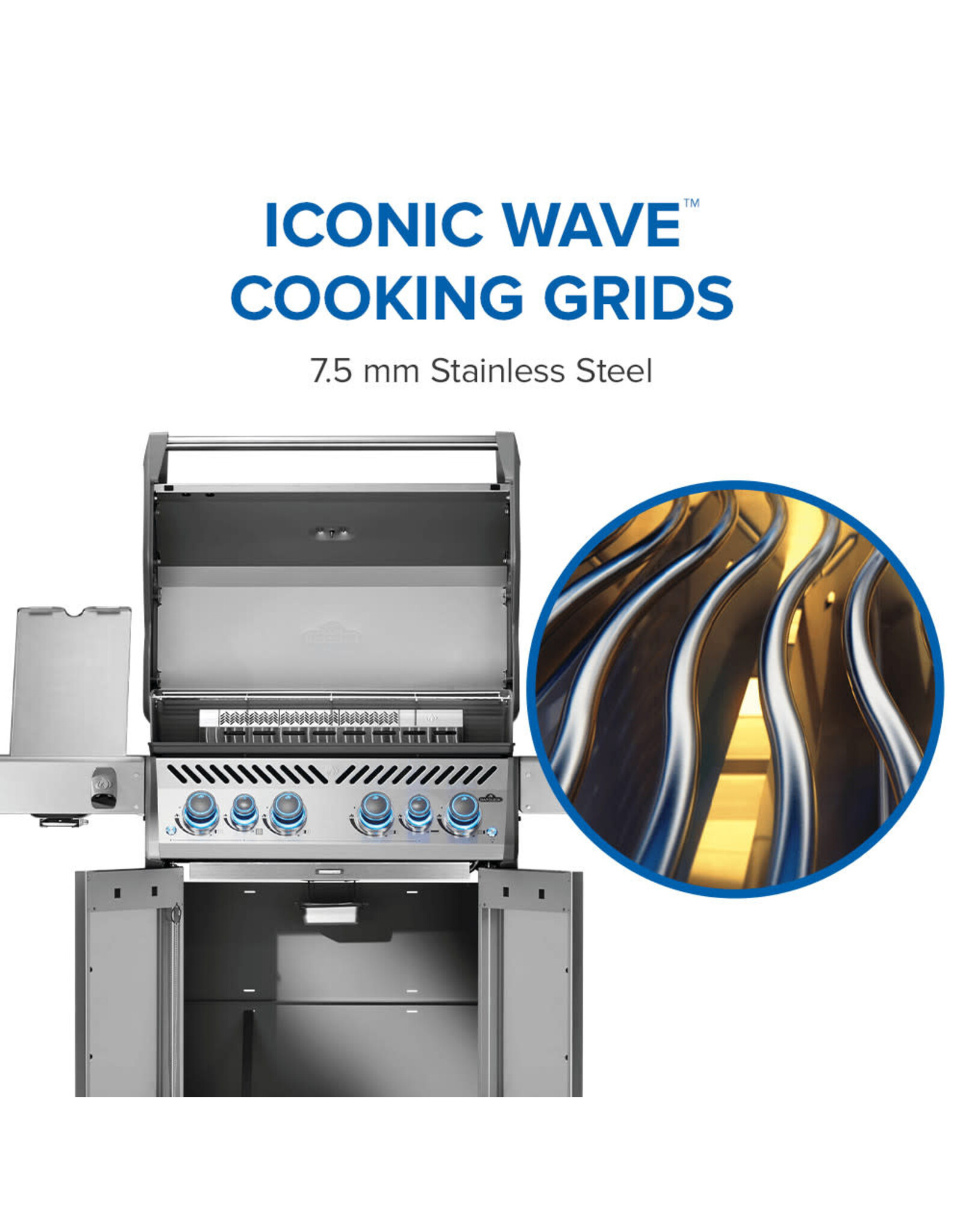 Napoleon Rogue® PRO-S 525 Grill with Infrared Side and Rear Burners, Stainless Steel Natural Gas