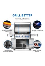 Napoleon Rogue® PRO-S 625 Gas Grill with Infrared Side and Rear Burners, Stainless Steel Natural Gas