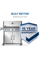 Napoleon Rogue® PRO-S 625 Gas Grill with Infrared Side and Rear Burners, Stainless Steel Propane
