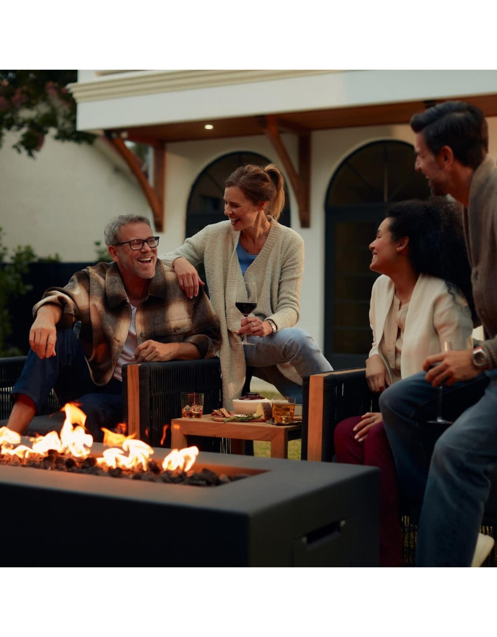 Blaze Outdoor Products Blaze 60" Fire Pit Table in Phantom Dark- NG - BLZ-60-FTABLE-NG