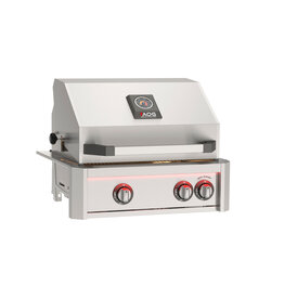 AOG AOG 24” L-Series Built-In Grill w/ Backburner & Rotisserie Kit - LP - AOG24LP