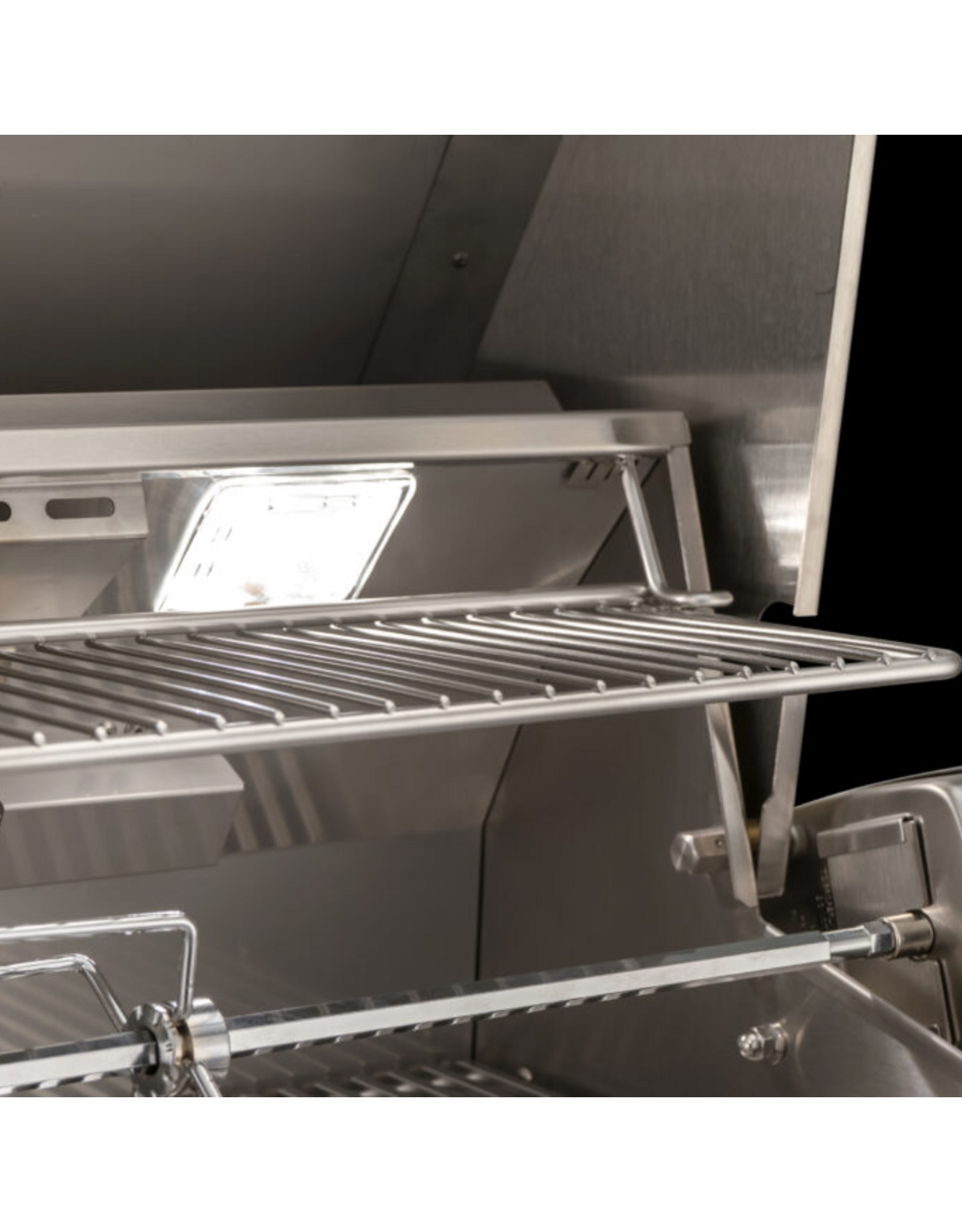 AOG AOG 24” L-Series Built-In Grill w/ Backburner & Rotisserie Kit - NG - AOG24LN