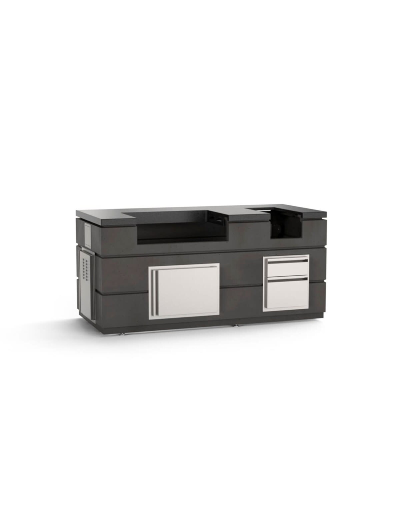 AOG AOG 30” Island Bundle, Base Finish - Black Lava - IP30-BAD-77BA