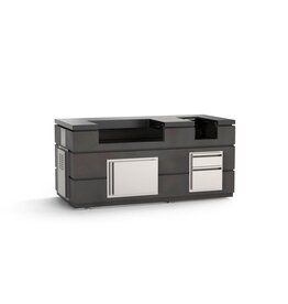 AOG AOG 30” Island Bundle, Base Finish - Black Lava - IP30-BAD-77BA