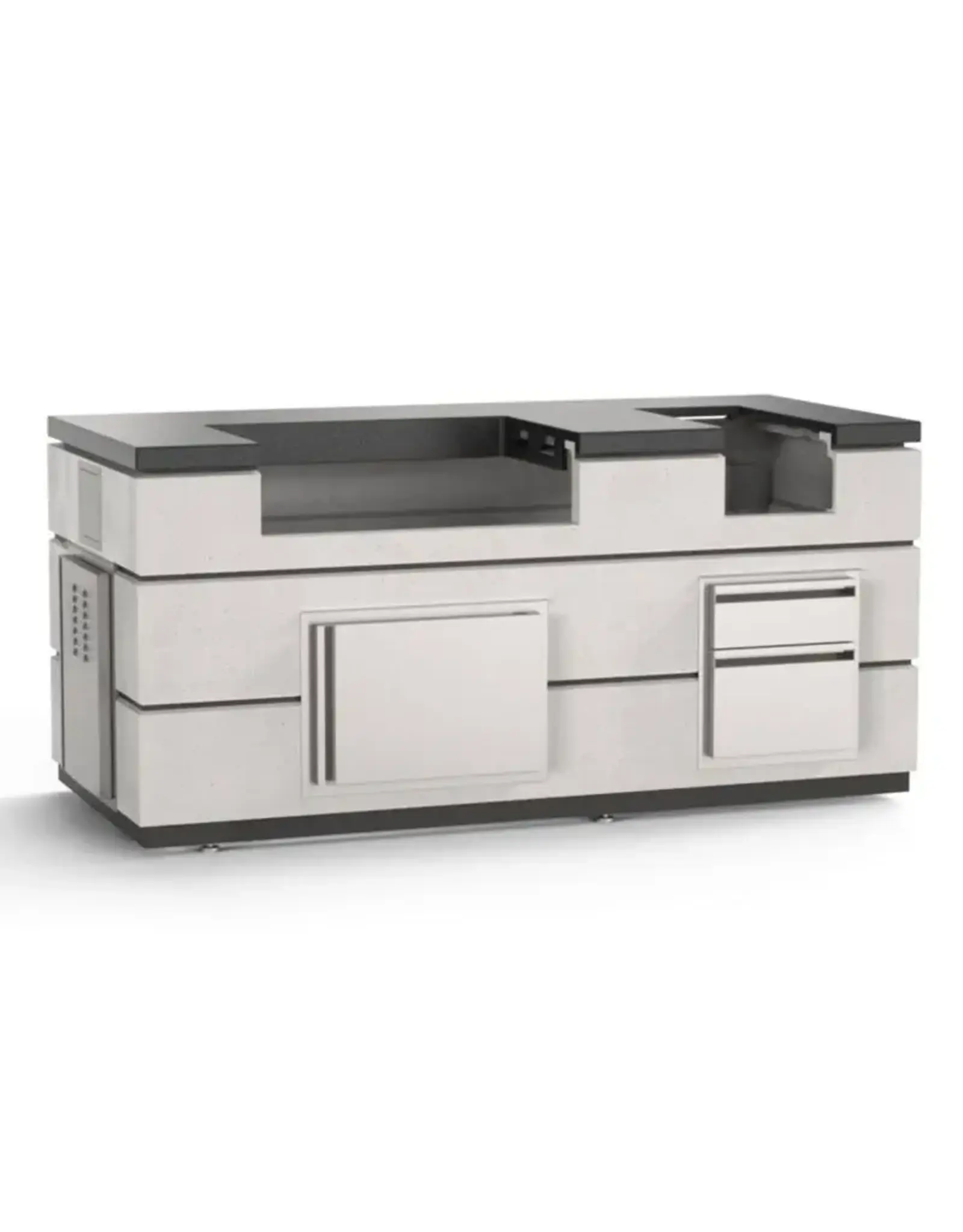 AOG AOG 30” Island Bundle, Base Finish - White Aspen - IP30-WAD-77BA