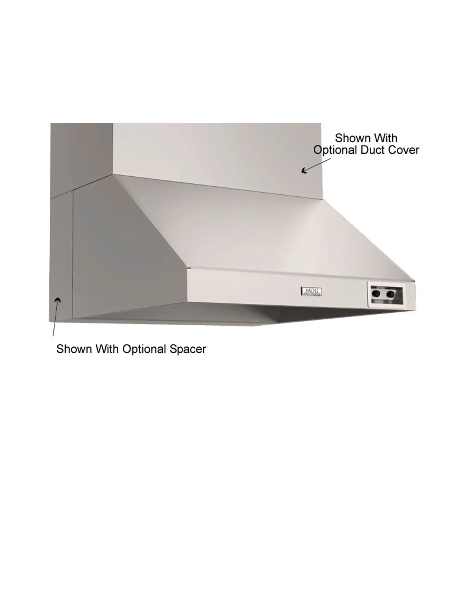AOG AOG 36" Vent Hood (1000 CFM) - VHD-36