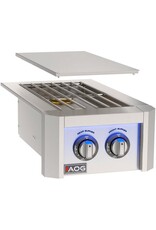 AOG AOG L-Series Built-In Double Side Burner - LP - AOG2SBLP