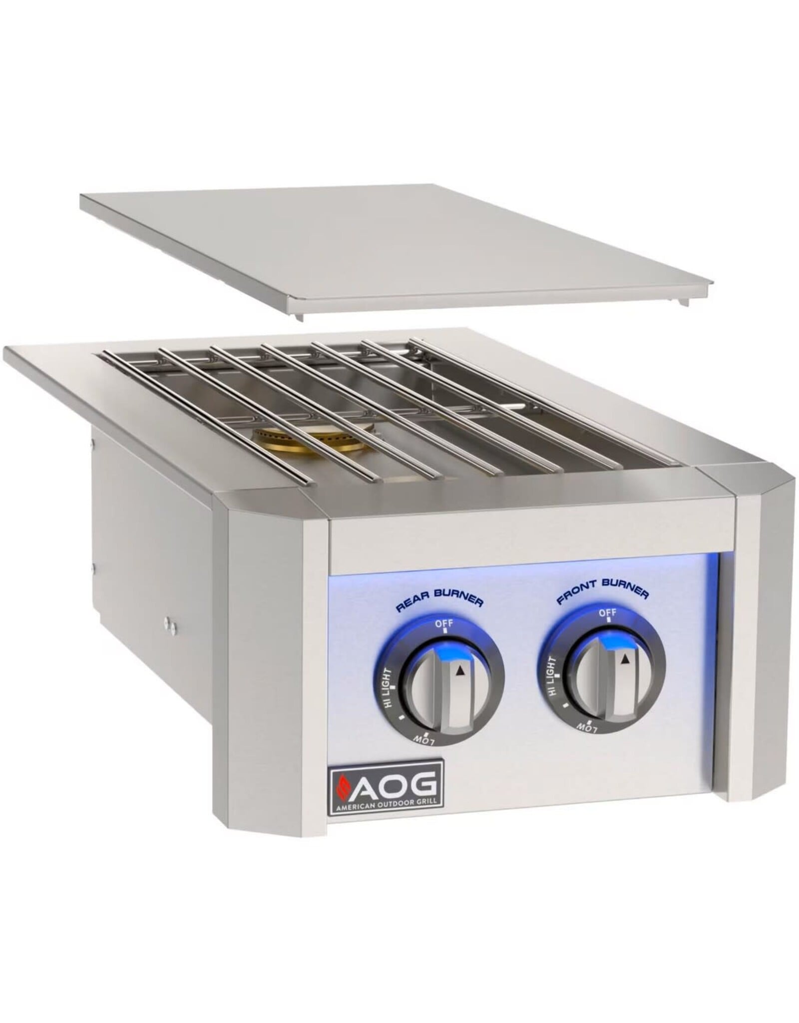 AOG AOG L-Series Built-In Double Side Burner - NG - AOG2SBL
