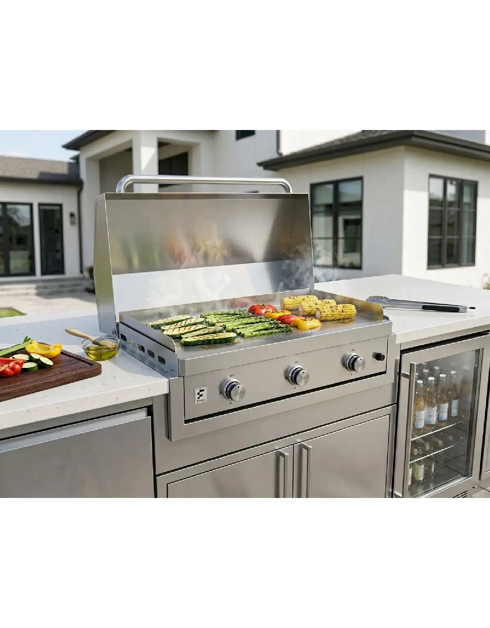 Fusion Fusion 41-in 3-Burner Gas Griddle - GFE105