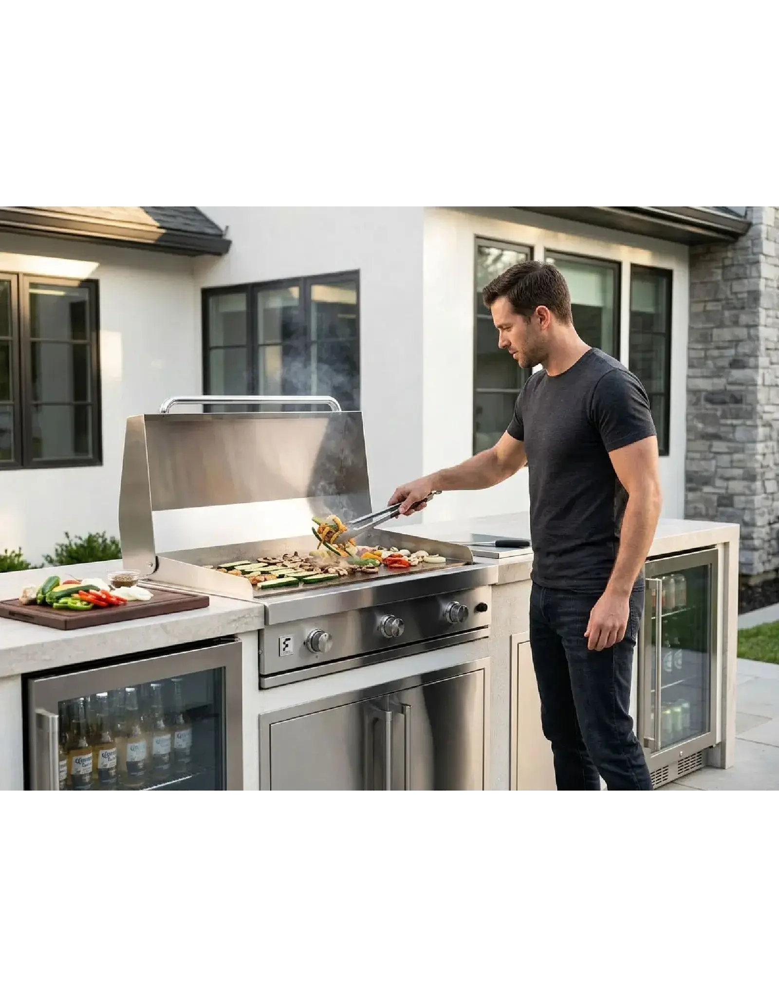 Fusion Fusion 41-in 3-Burner Gas Griddle - GFE105