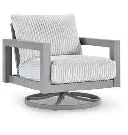 Ashley Furniture Ashley Furniture - Moonlight View Outdoor Swivel Chair with Cushion - P695-821
