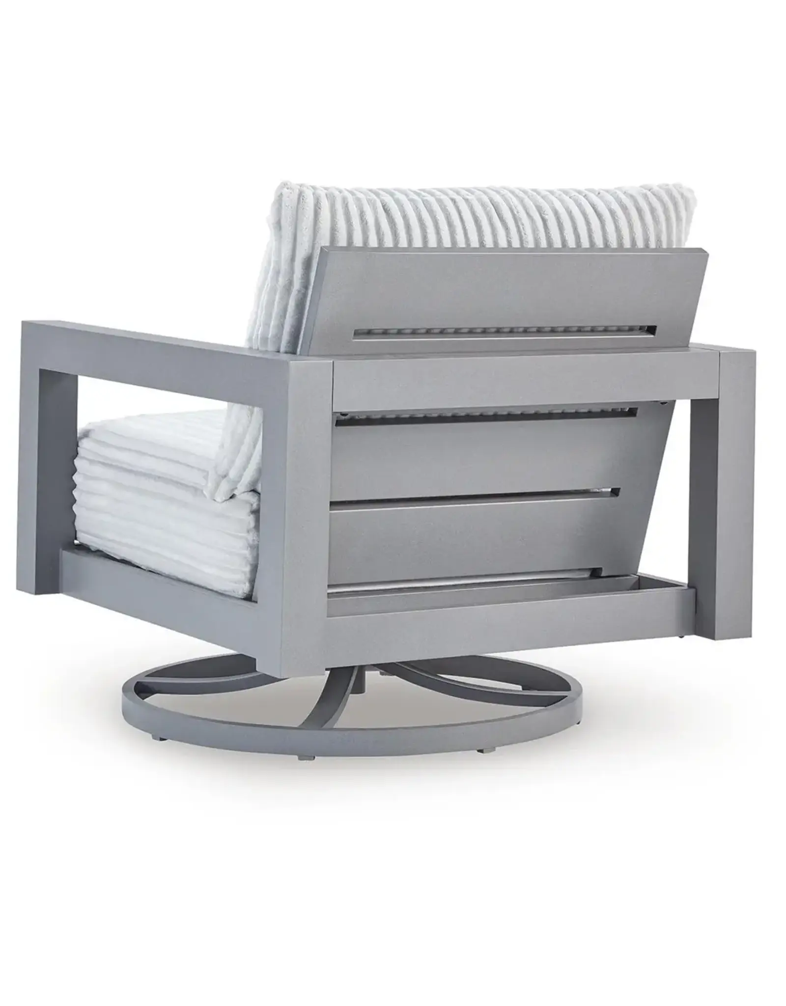 Ashley Furniture Ashley Furniture - Moonlight View Outdoor Swivel Chair with Cushion - P695-821