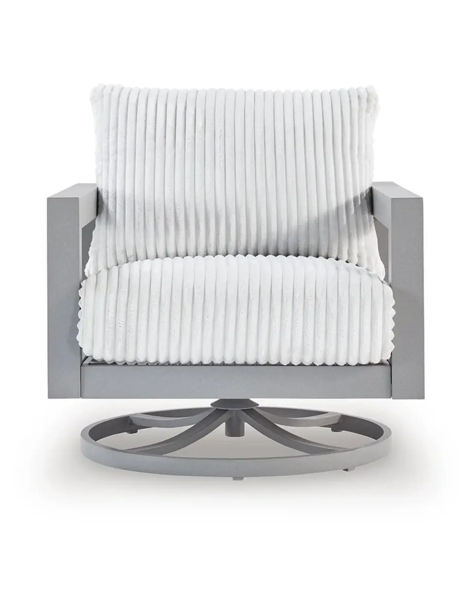 Ashley Furniture Ashley Furniture - Moonlight View Outdoor Swivel Chair with Cushion - P695-821