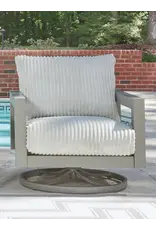 Ashley Furniture Ashley Furniture - Moonlight View Outdoor Swivel Chair with Cushion - P695-821