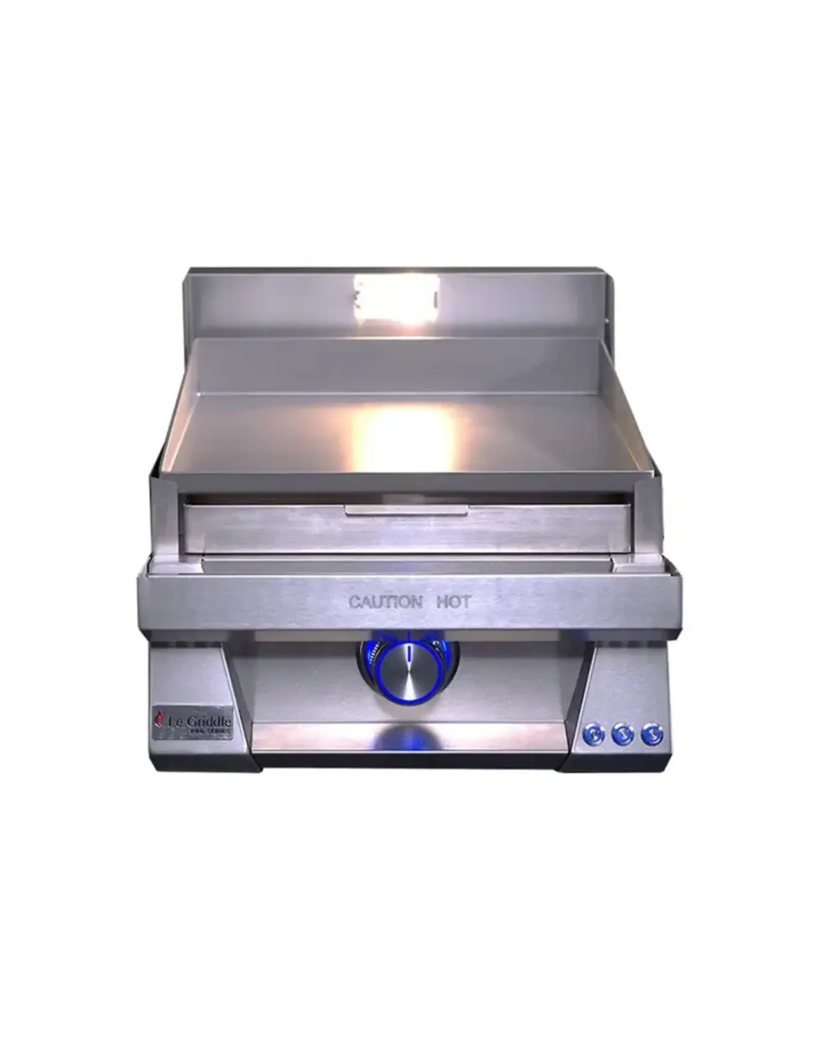 Le Griddle Le Griddle Pro Series 40 - 1 Burner Natural Gas - 3mm Plate WITH INTERIOR LIGHTS - OML40P3
