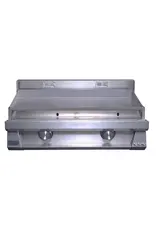 Le Griddle Le Griddle Pro Series 75 - 2 Burner Natural Gas - 3mm Plate WITH INTERIOR LIGHTS - OML75P3