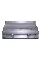 Le Griddle Le Griddle Pro Series 75 - 2 Burner Natural Gas - 3mm Plate WITH INTERIOR LIGHTS - OML75P3