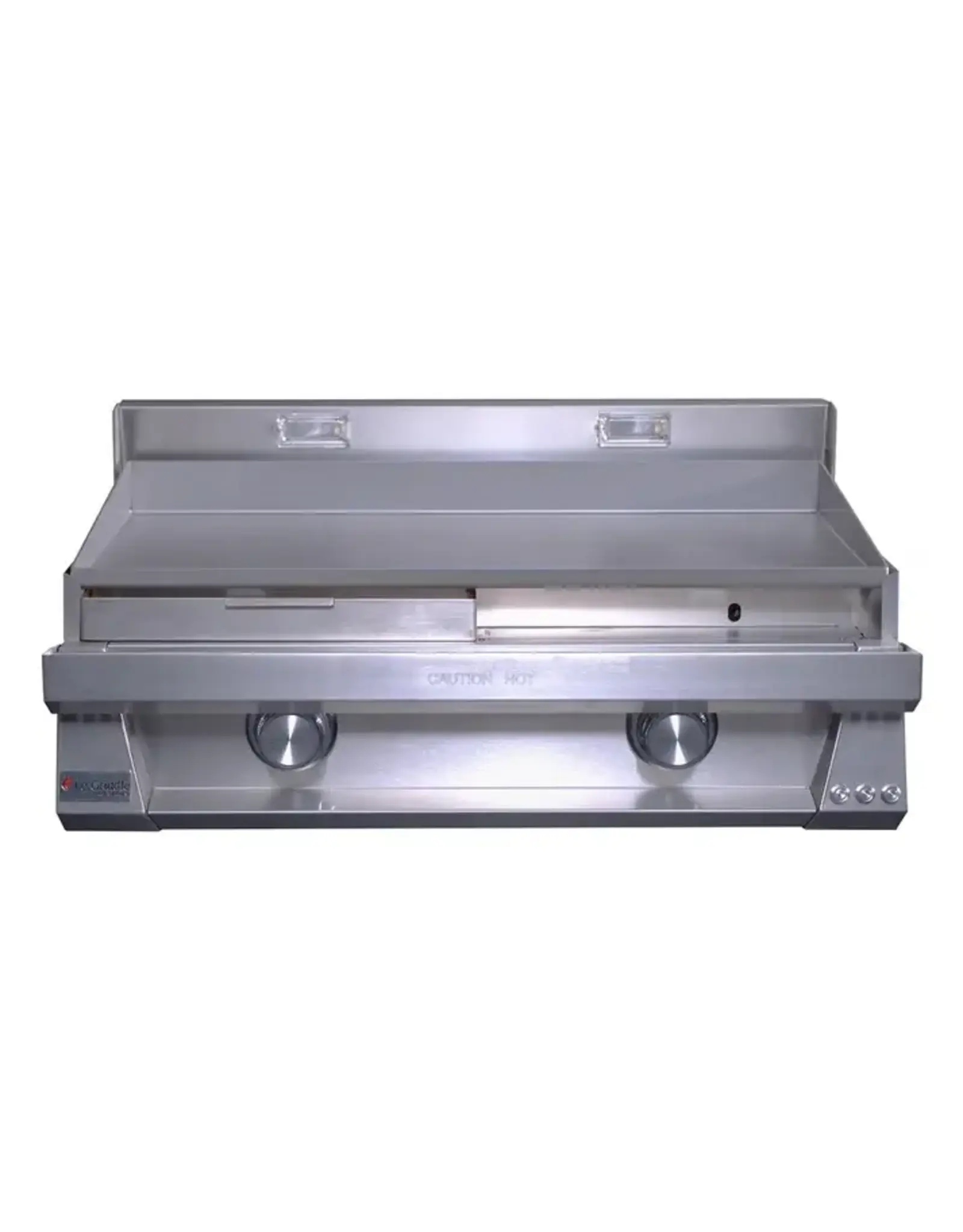 Le Griddle Le Griddle Pro Series 75 - 2 Burner Natural Gas - 3mm Plate WITH INTERIOR LIGHTS - OML75P3
