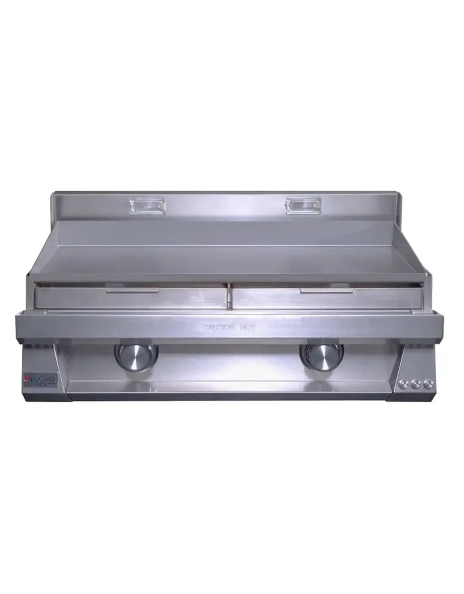 Le Griddle Le Griddle Pro Series 75 - 2 Burner Natural Gas - 3mm Plate WITH INTERIOR LIGHTS - OML75P3