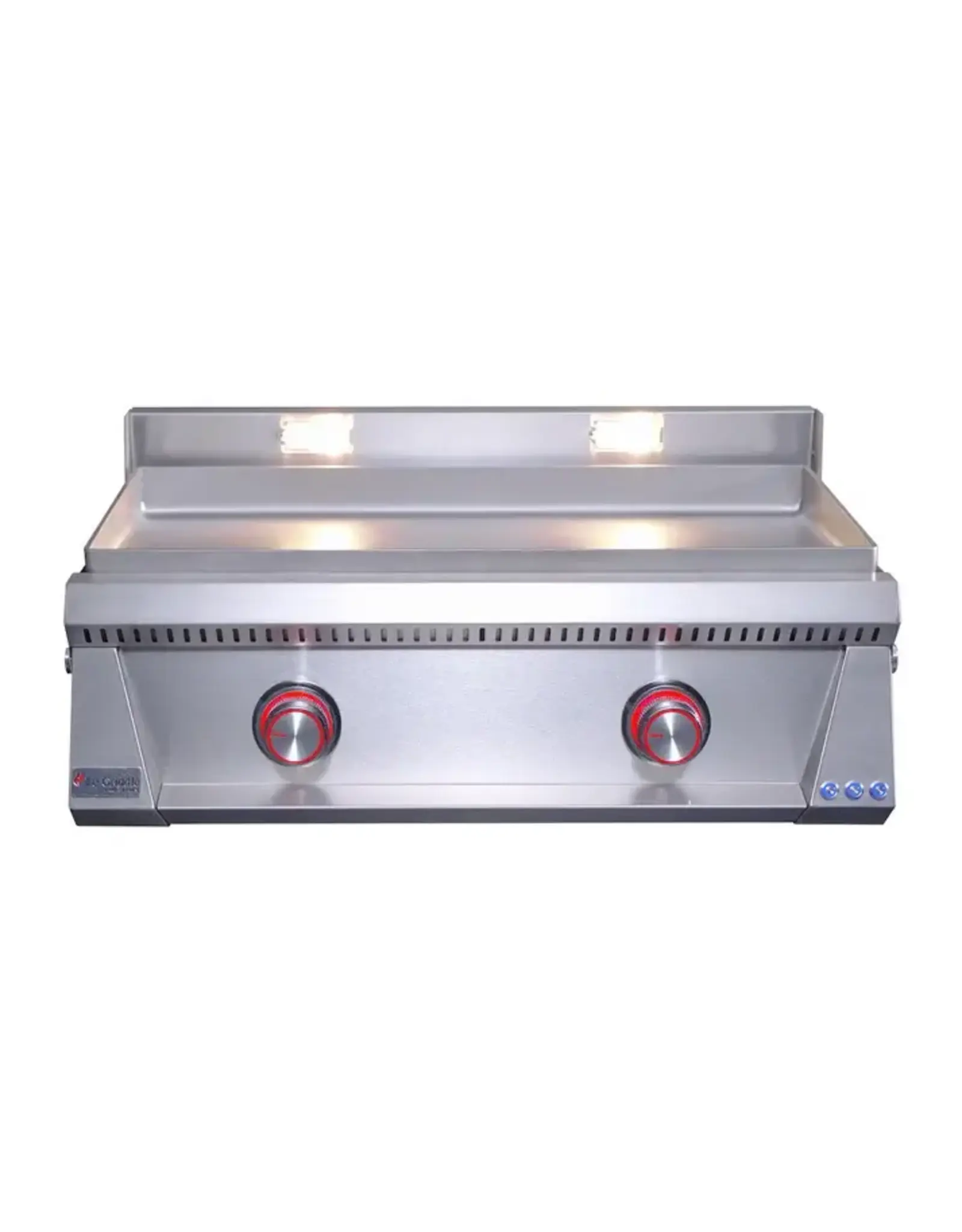 Le Griddle Le Griddle Pro Series 75 - 2 Burner Natural Gas - WITH INTERIOR LIGHTS - 6mm Plate - OML75P6