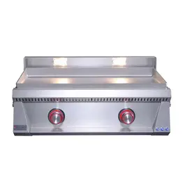 Le Griddle Le Griddle Pro Series 75 - 2 Burner Natural Gas - WITH INTERIOR LIGHTS - 6mm Plate - OML75P6