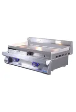 Le Griddle Le Griddle Pro Series 75 - 2 Burner Natural Gas - WITH INTERIOR LIGHTS - 6mm Plate - OML75P6