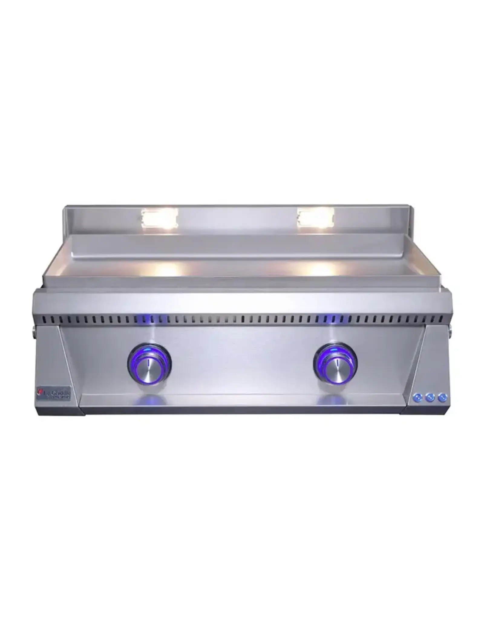 Le Griddle Le Griddle Pro Series 75 - 2 Burner Natural Gas - WITH INTERIOR LIGHTS - 6mm Plate - OML75P6