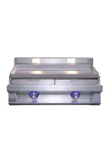 Le Griddle Le Griddle Pro Series 75 - 2 Burner Natural Gas - WITH INTERIOR LIGHTS - 6mm Plate - OML75P6