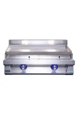 Le Griddle Le Griddle Pro Series 75 - 2 Burner Natural Gas - WITH INTERIOR LIGHTS - 6mm Plate - OML75P6