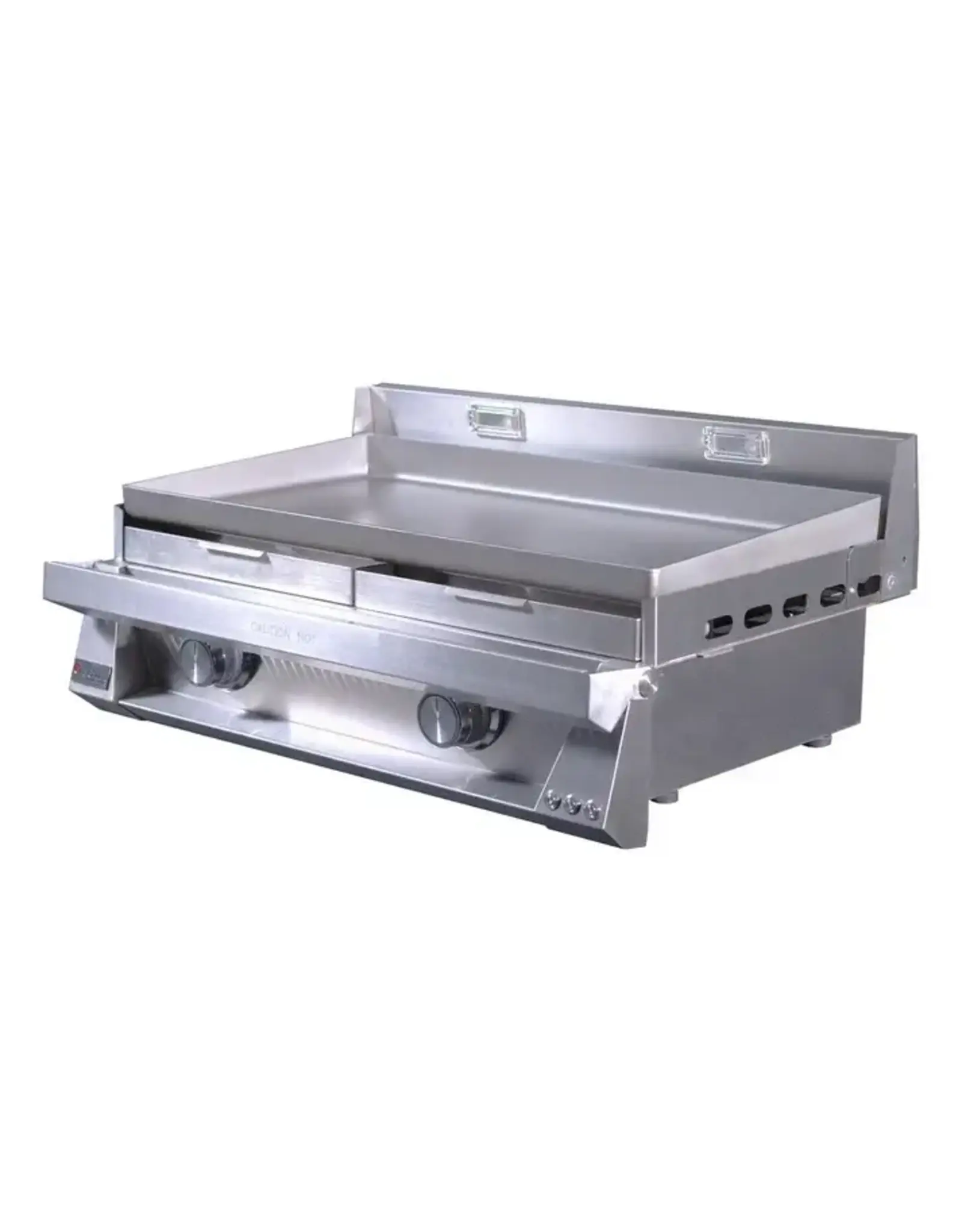 Le Griddle Le Griddle Pro Series 75 - 2 Burner Natural Gas - WITH INTERIOR LIGHTS - 6mm Plate - OML75P6