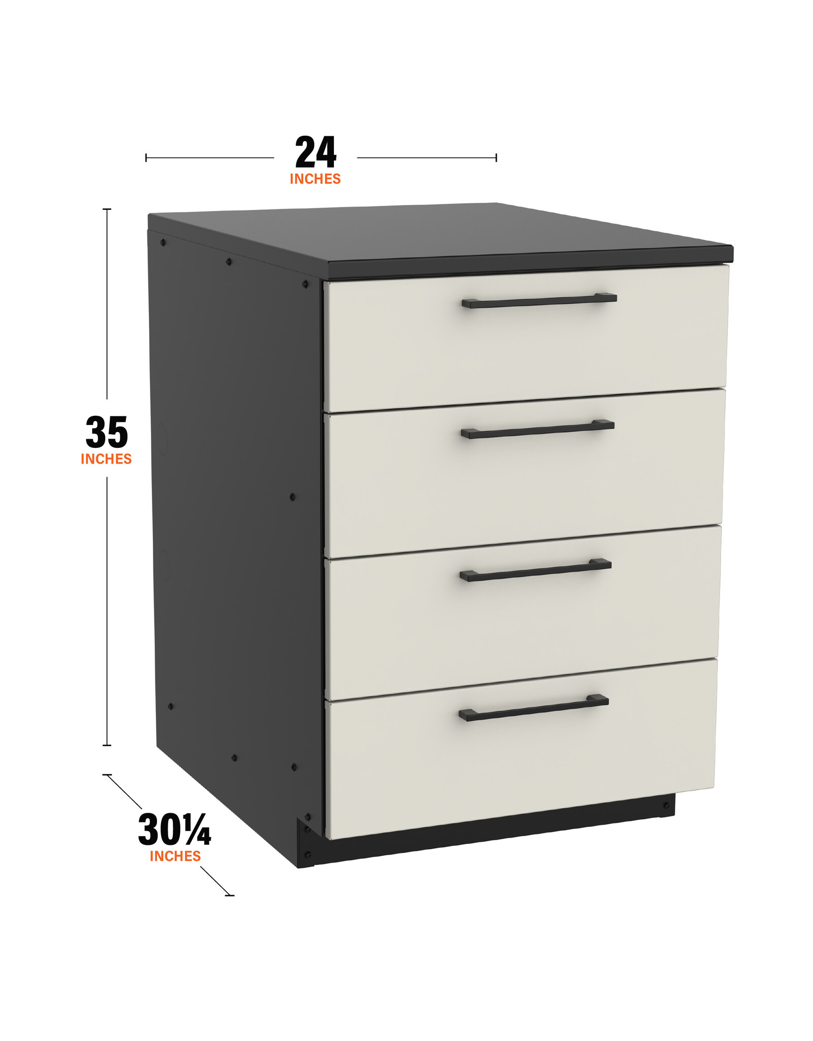 Blackstone Blackstone Kitchen 24in Cabinet w/4 Drawers - 6724