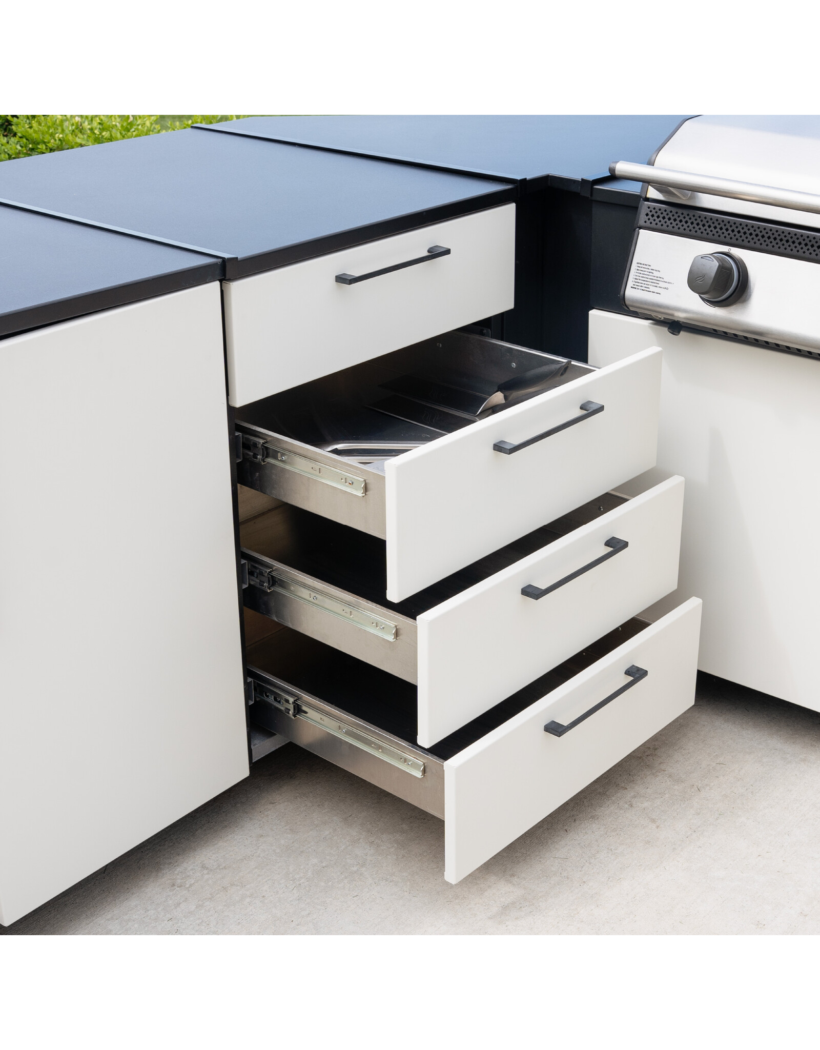 Blackstone Blackstone Kitchen 24in Cabinet w/4 Drawers - 6724