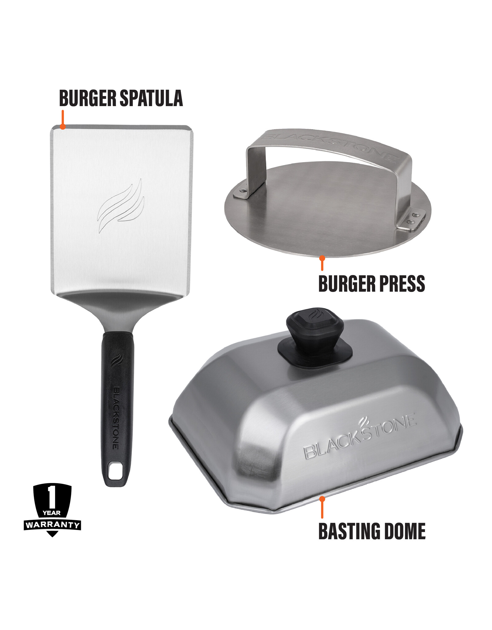 Blackstone Blackstone Smash Burger Kit 3 pc (GE) - 5462