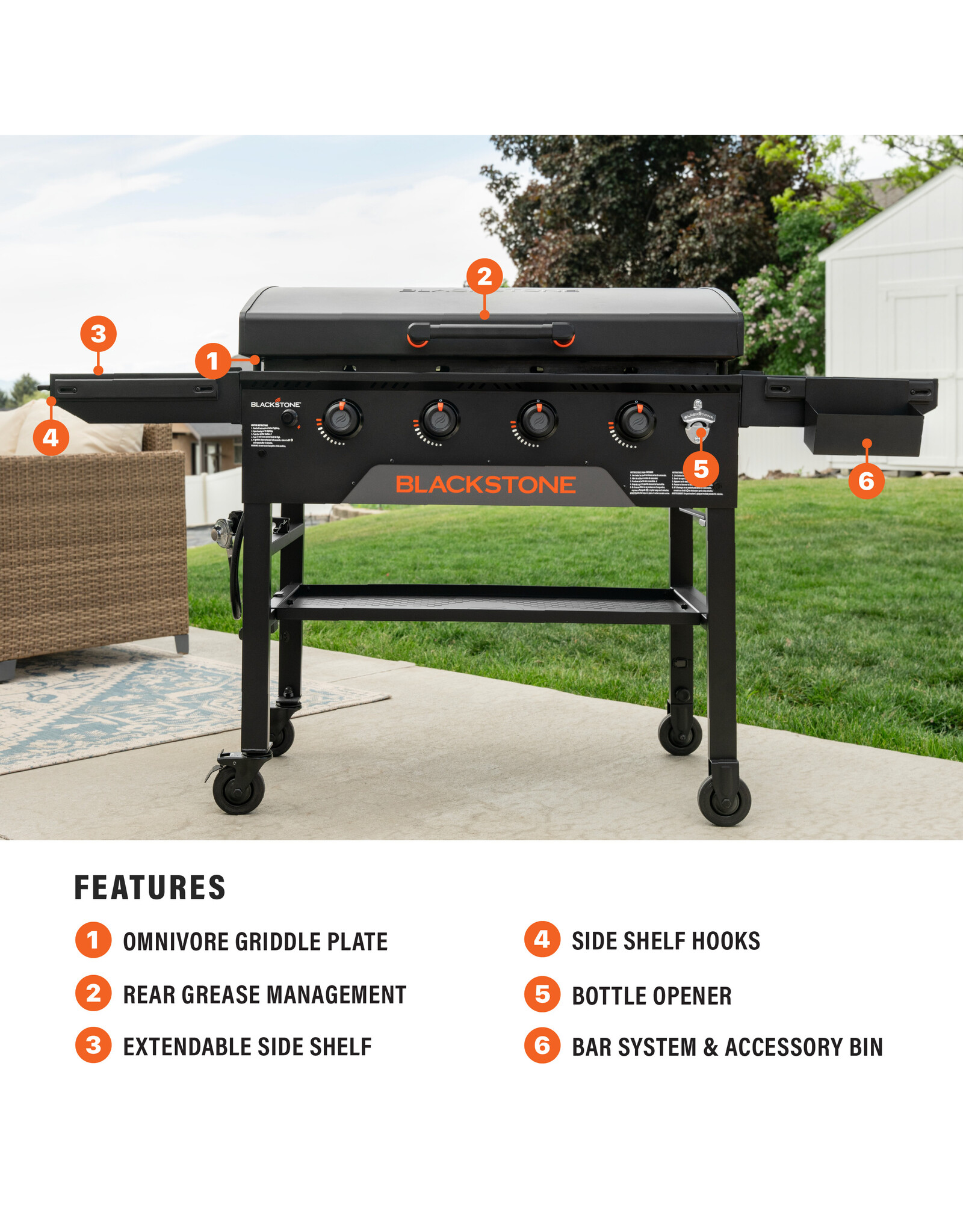 Blackstone Blackstone Original 36in Griddle with Hood - 2322
