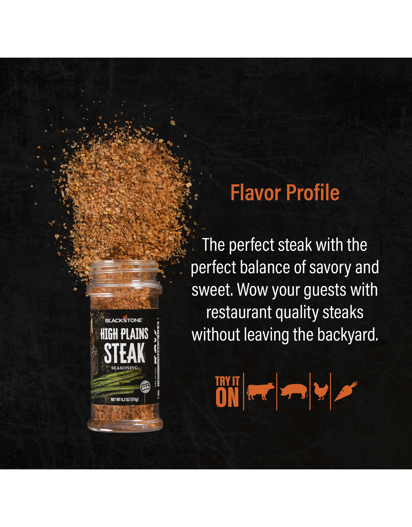 Blackstone Blackstone High Plains Steak  Seasoning - 4226