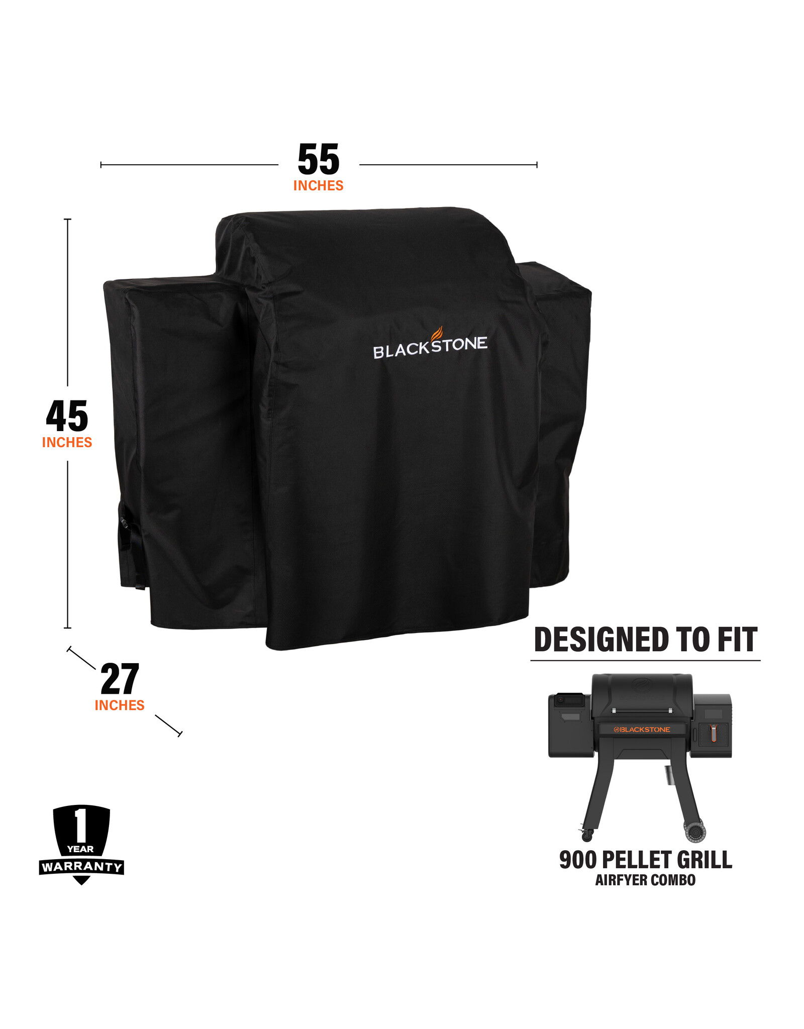 Blackstone Blackstone 900 Pellet Airfryer Combo Cover - 5948