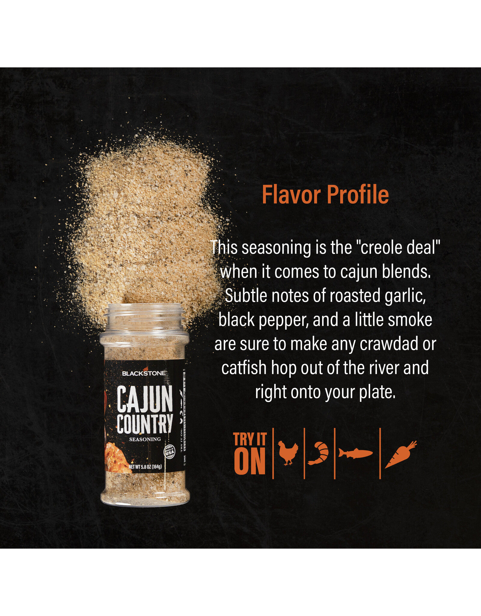 Blackstone Blackstone Cajun Country Seasoning- 4227