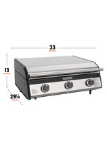 Blackstone Blackstone 28" Deep Griddle Stainless Steel w/Hood, NG Ready - 6301