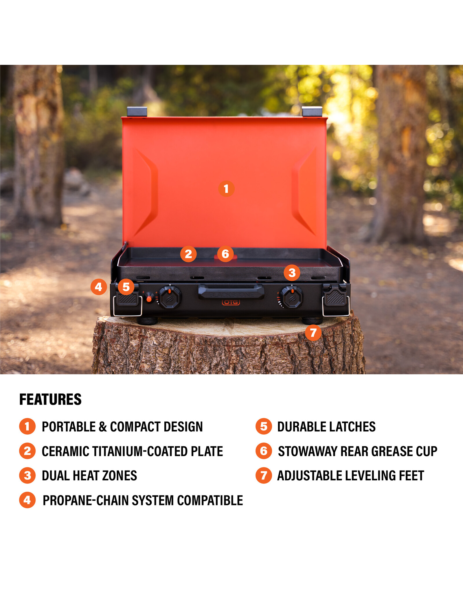 Blackstone Blackstone OTG 20in Camping Griddle - 2363