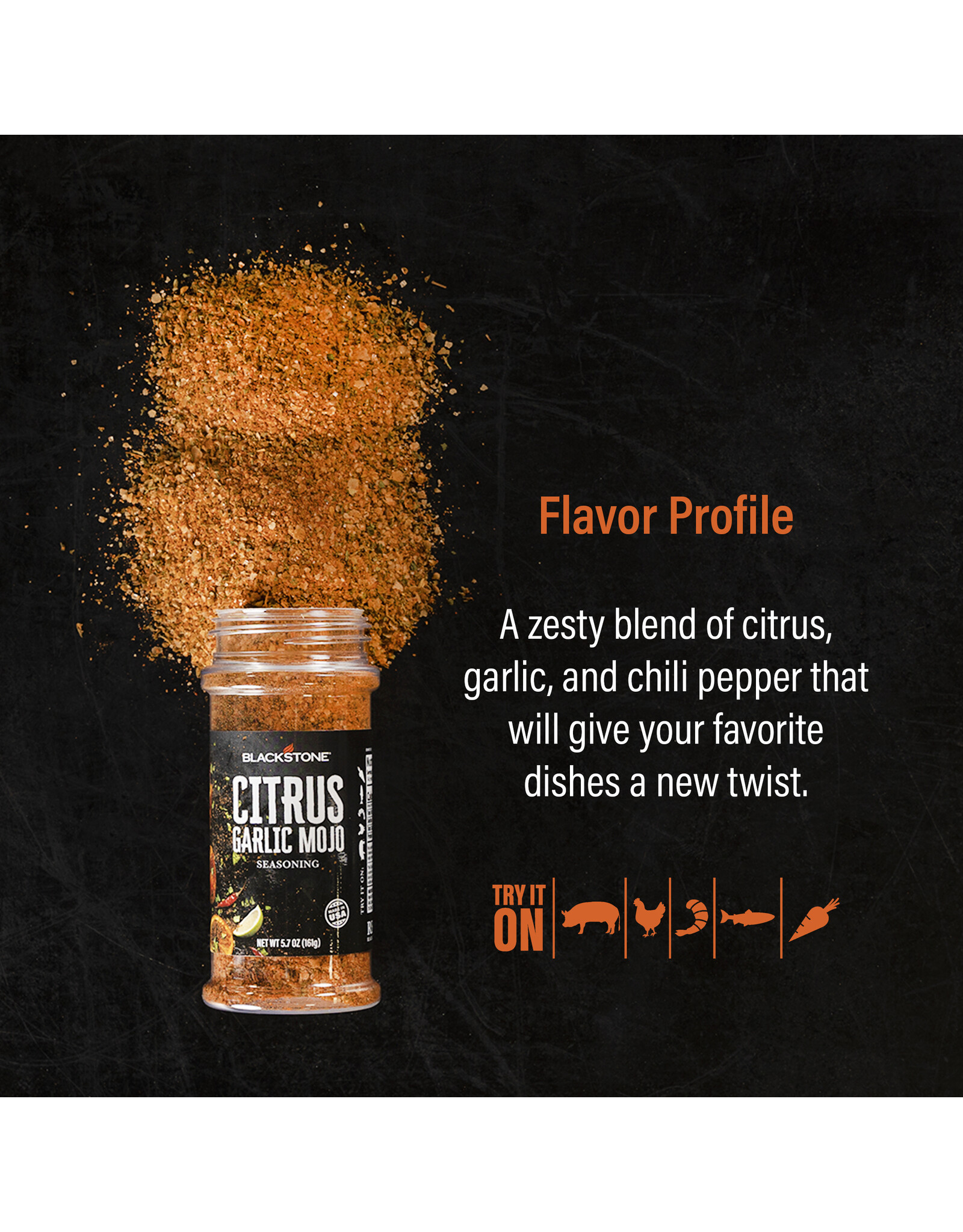 Blackstone Blackstone Citrus Garlic Mojo Seasoning - 4161