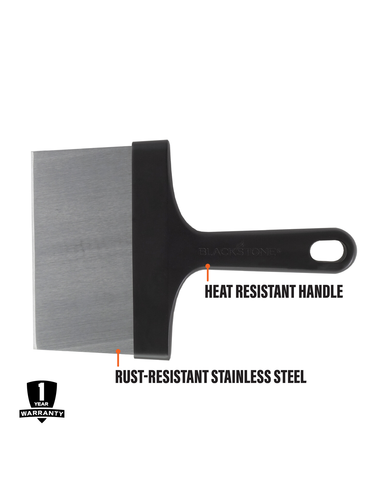 Blackstone Blackstone Scraper w/Plastic Handle 6in - 5061