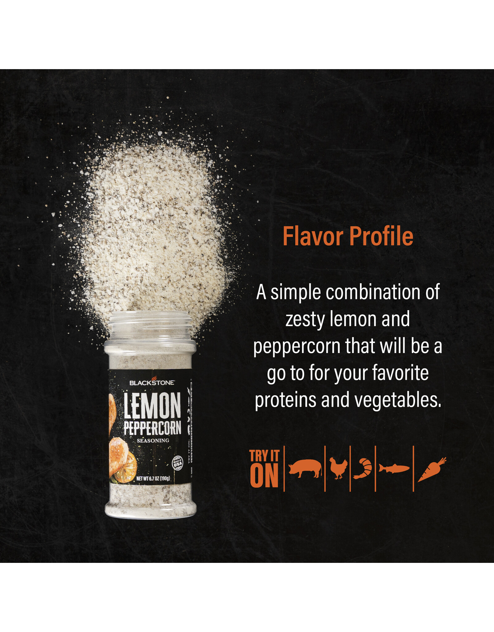 Blackstone Blackstone Lemon Peppercorn Seasoning - 4231