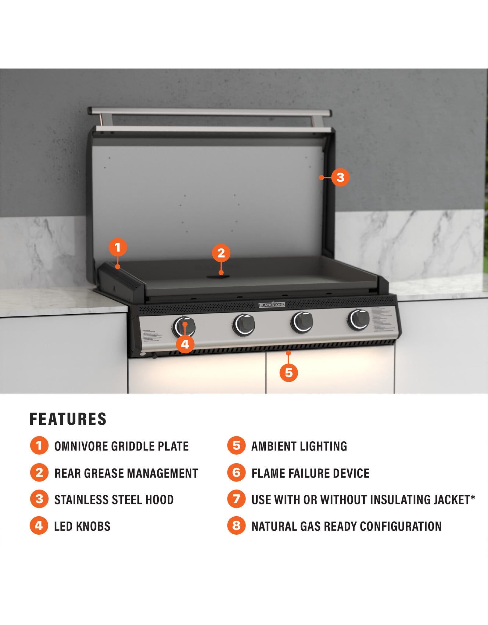 Blackstone Blackstone Select 36in Drop-in Griddle - 6336